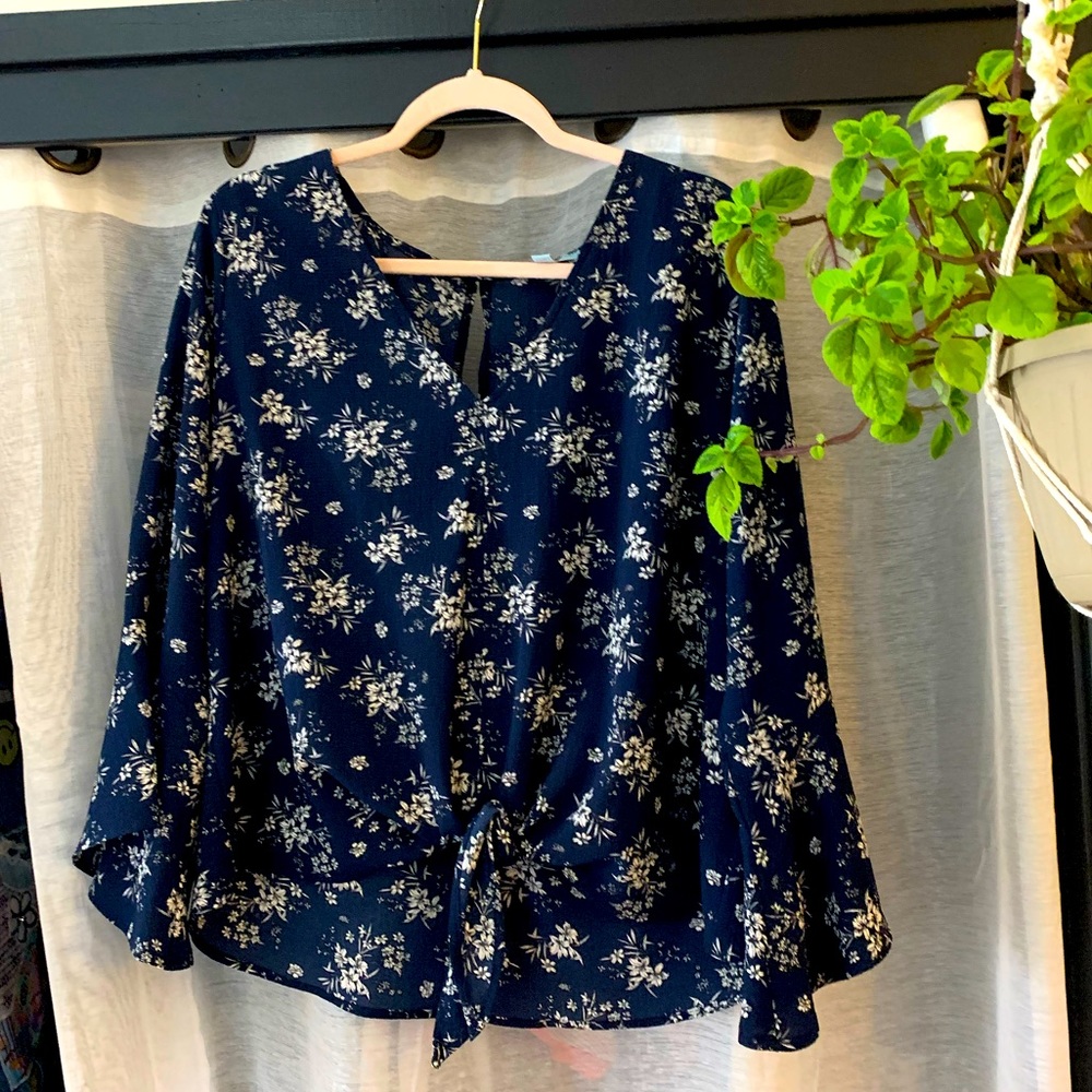 Veronica M floral blouse